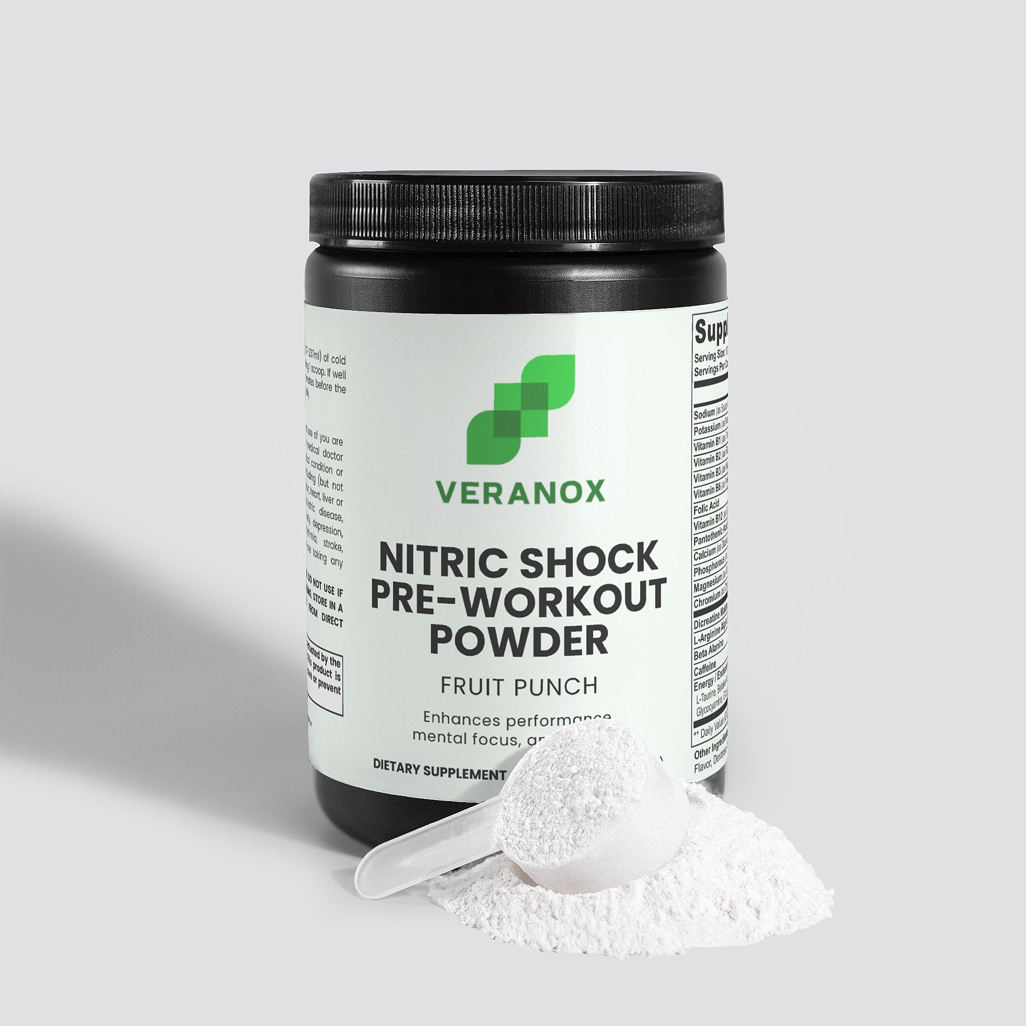 Nitric Shock Pre-Workout Powder (Fruit Punch)